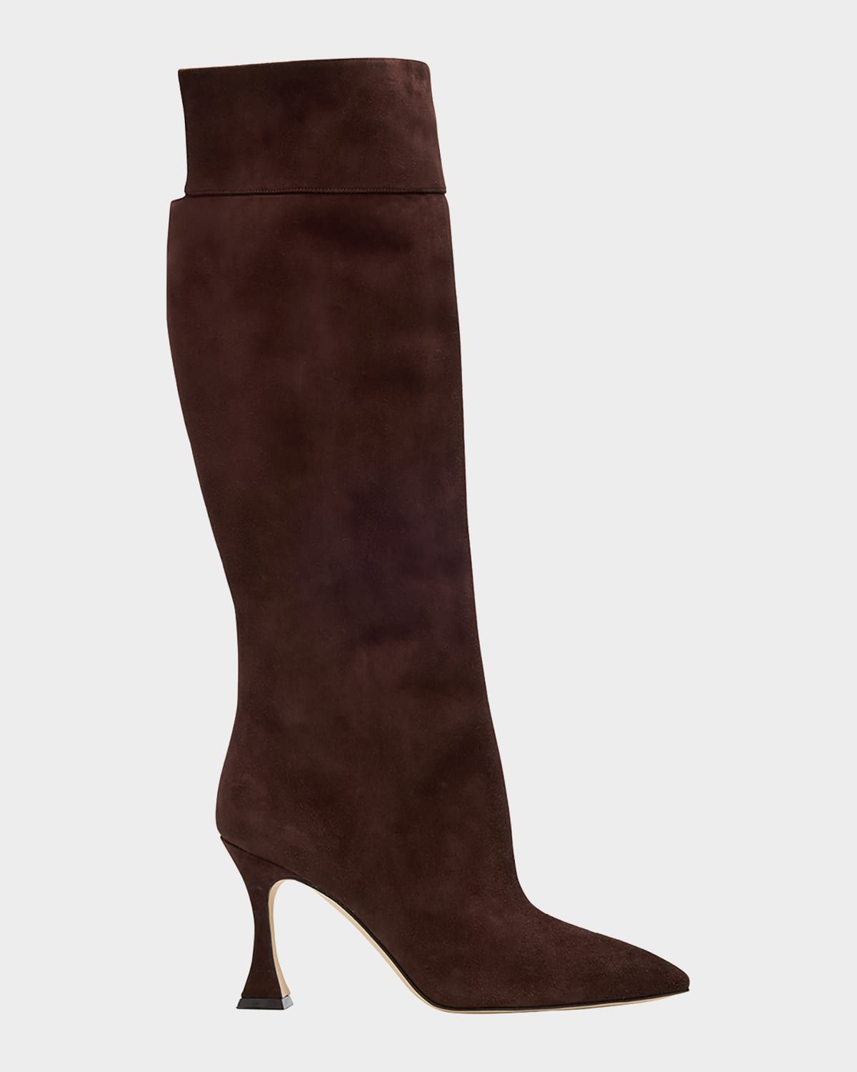 Miralonepla Suede Knee Boots