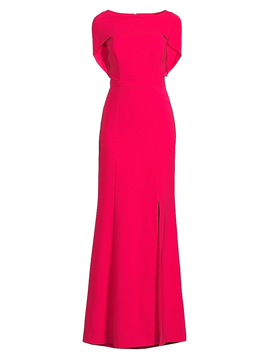 Women's Tamara Capelet Gown - Lipstick - Size 8