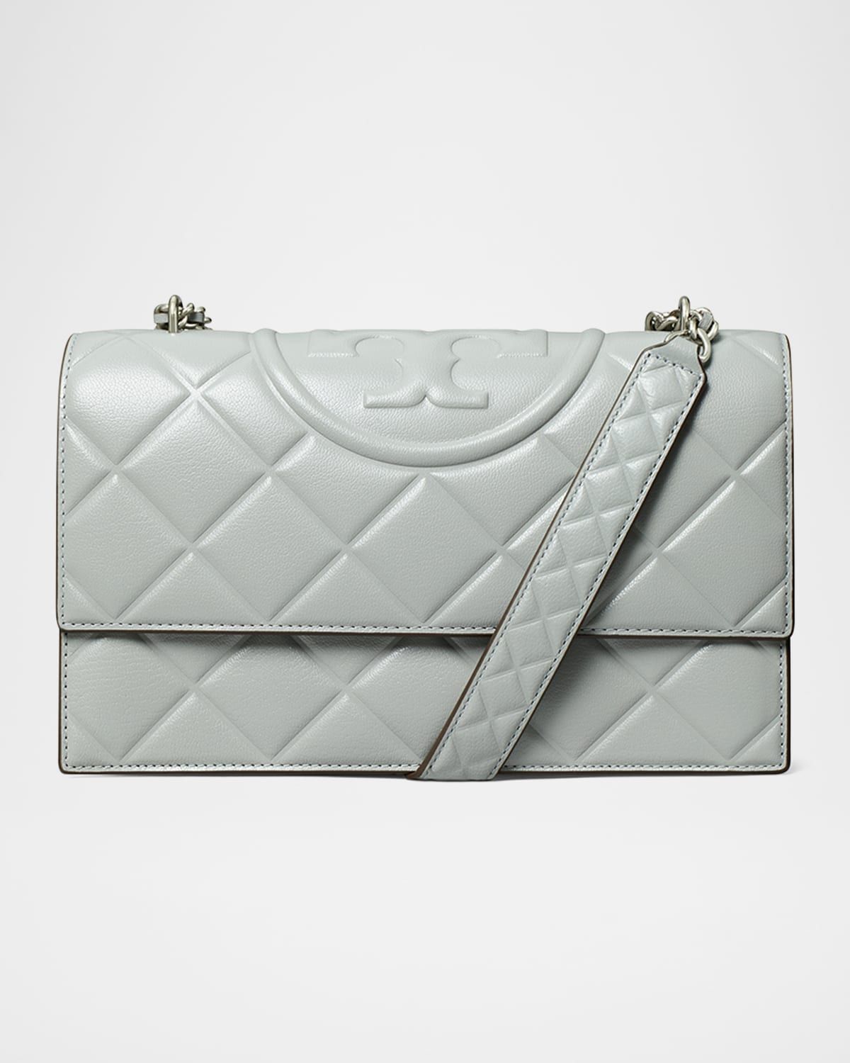 Fleming Small Convertible Leather Shoulder Bag