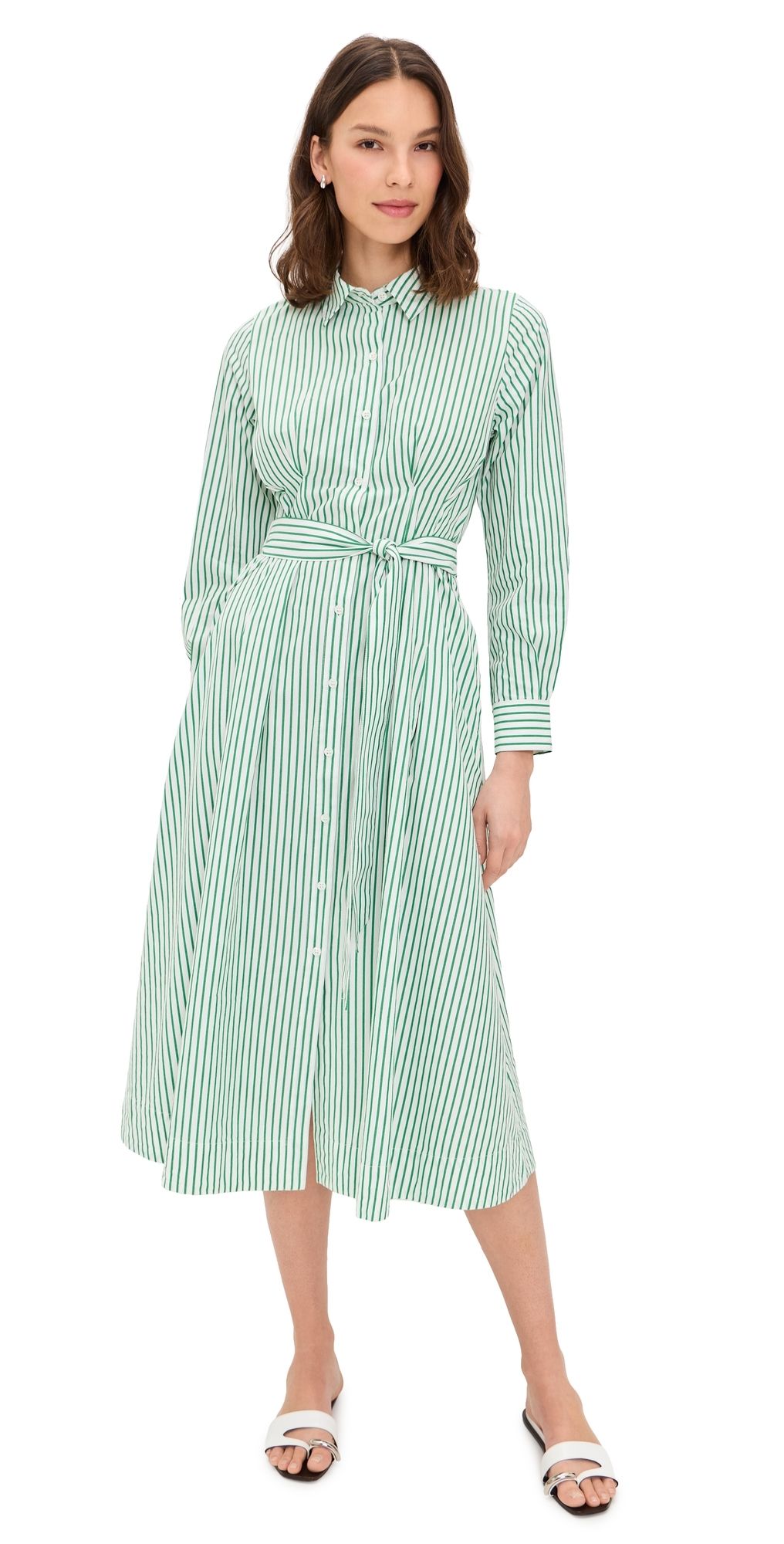 XIRENA Simona Dress Trellis Green S