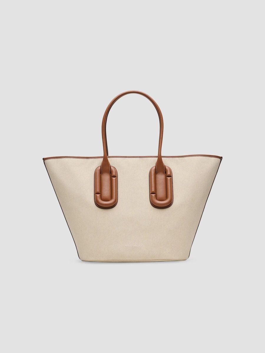 Marc Jacobs Women's Pop J Tote Bag - Beige Argan Oil