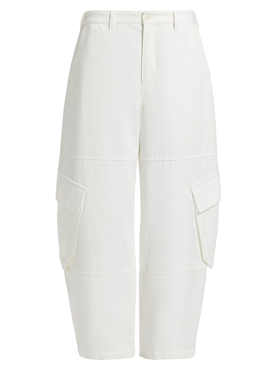 Women's The Bubble Cargo Pants - White - Size 29