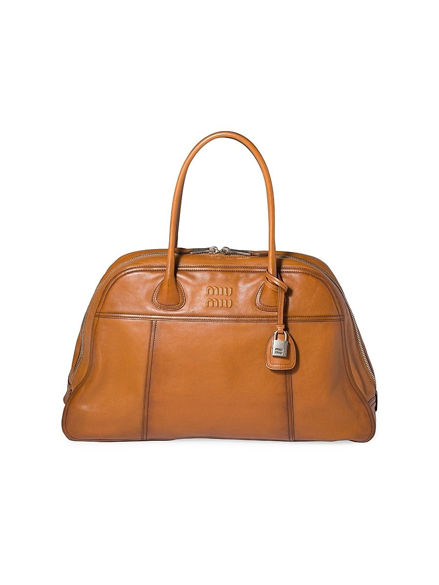 Women's Vivant Leather Shoulder Bag - Brown