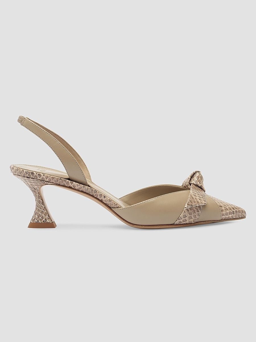 Women's Clarita Slingback Cap Toe 60 Pump - Semolina - Size 12