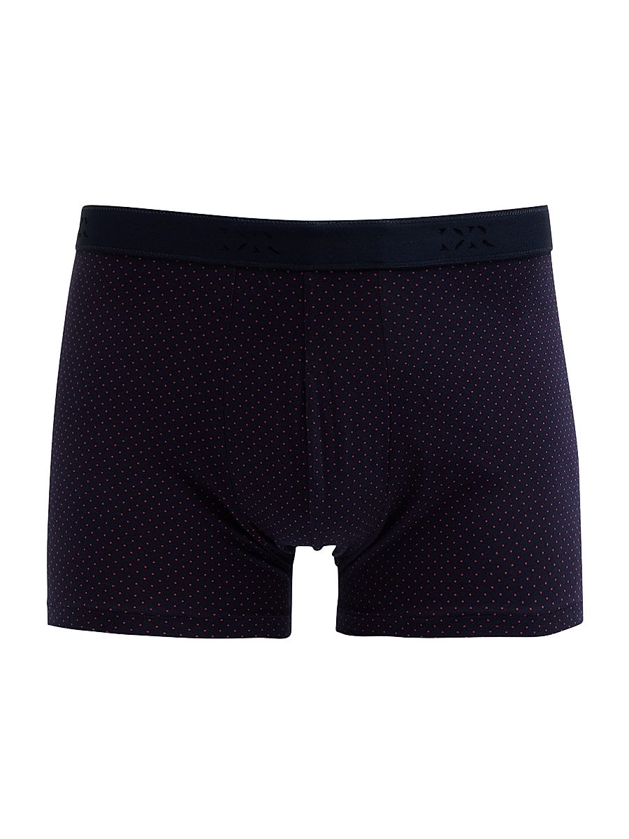 Men's Spot Polka Dot Jersey Boxer Briefs - Navy - Size XL