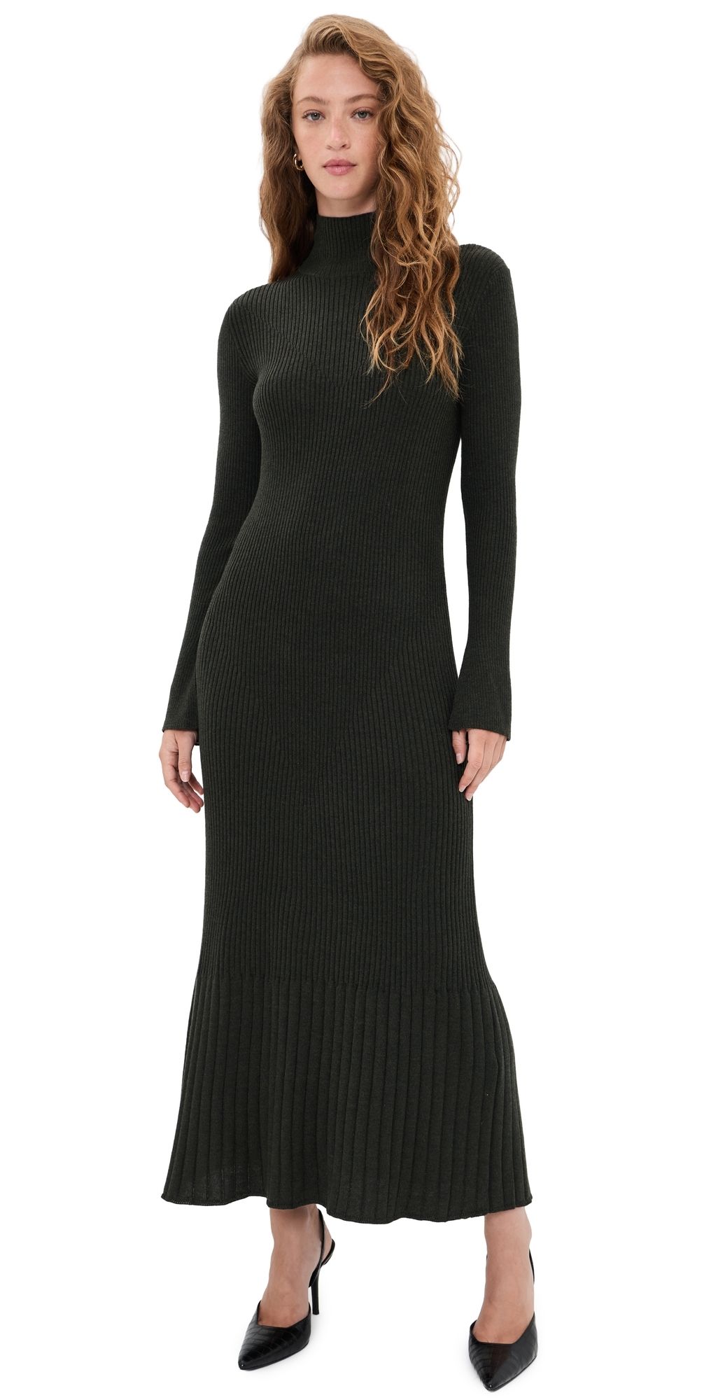 o. p.t Charlotte Knit Dress Deep Forest M