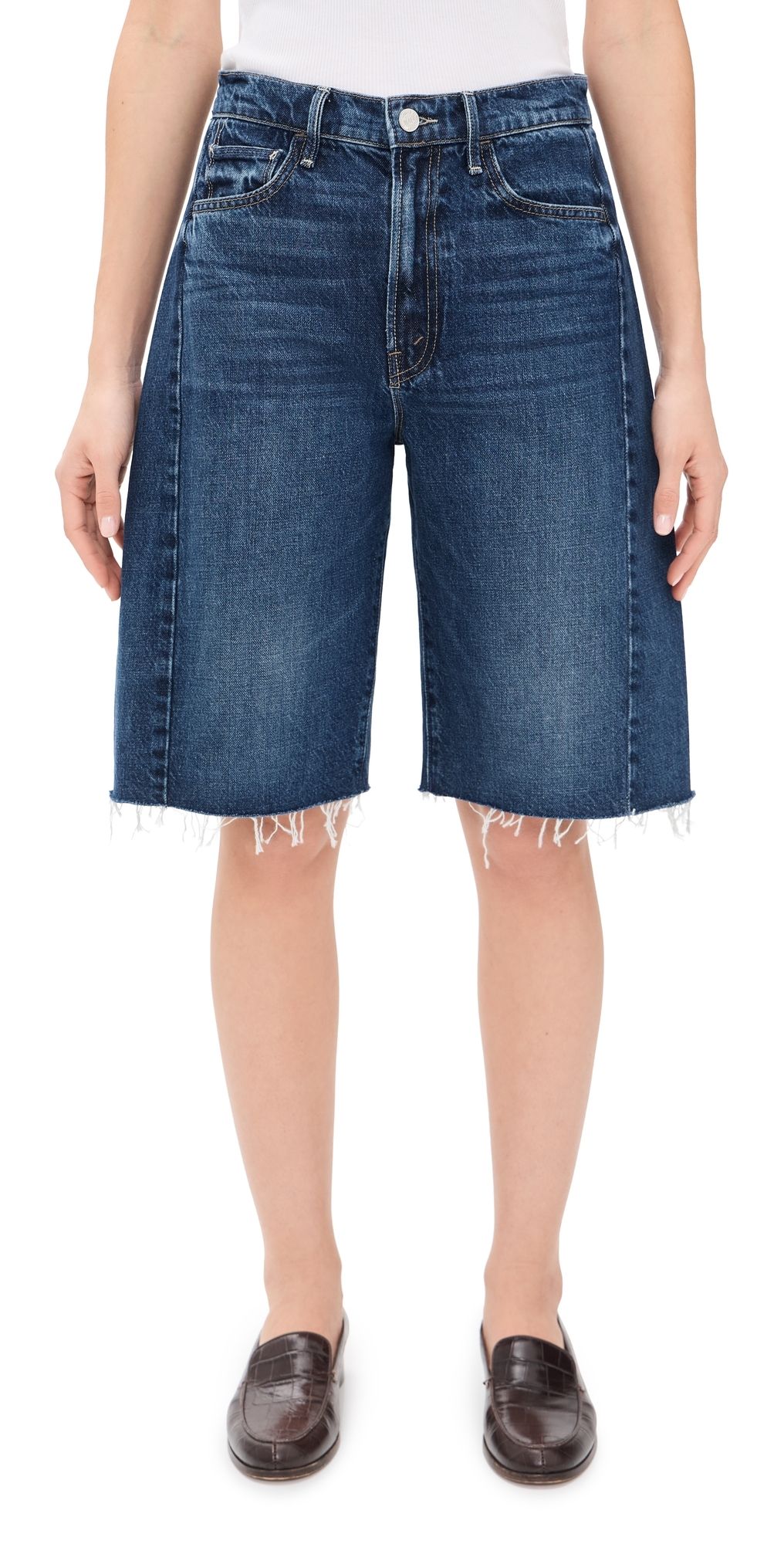 MOTHER The Half-Pipe Bermuda Fray Shorts Did You Bring Me Anything 23