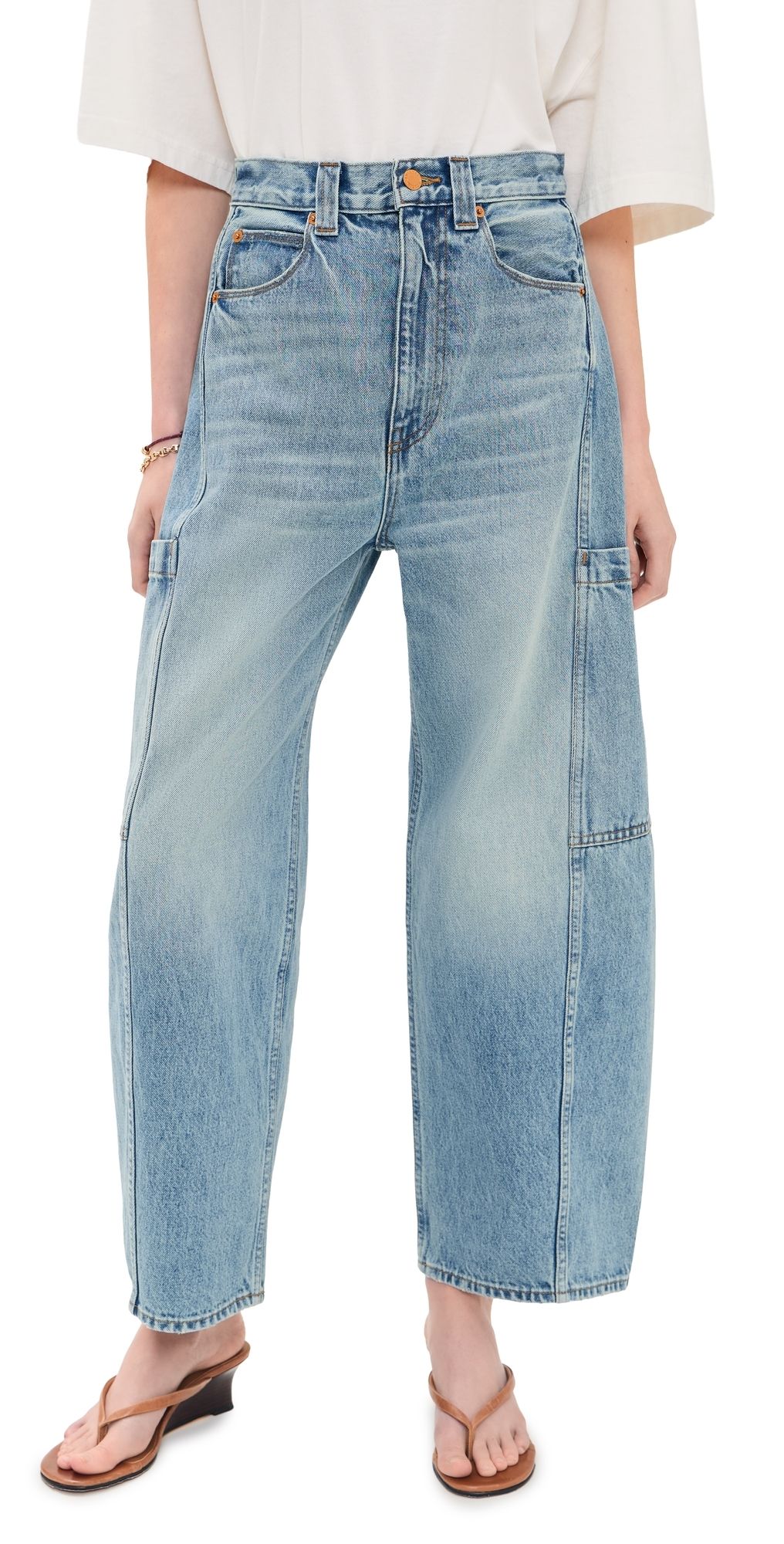 Jamie Haller The Crop Painter Jeans Worn Indigo 30