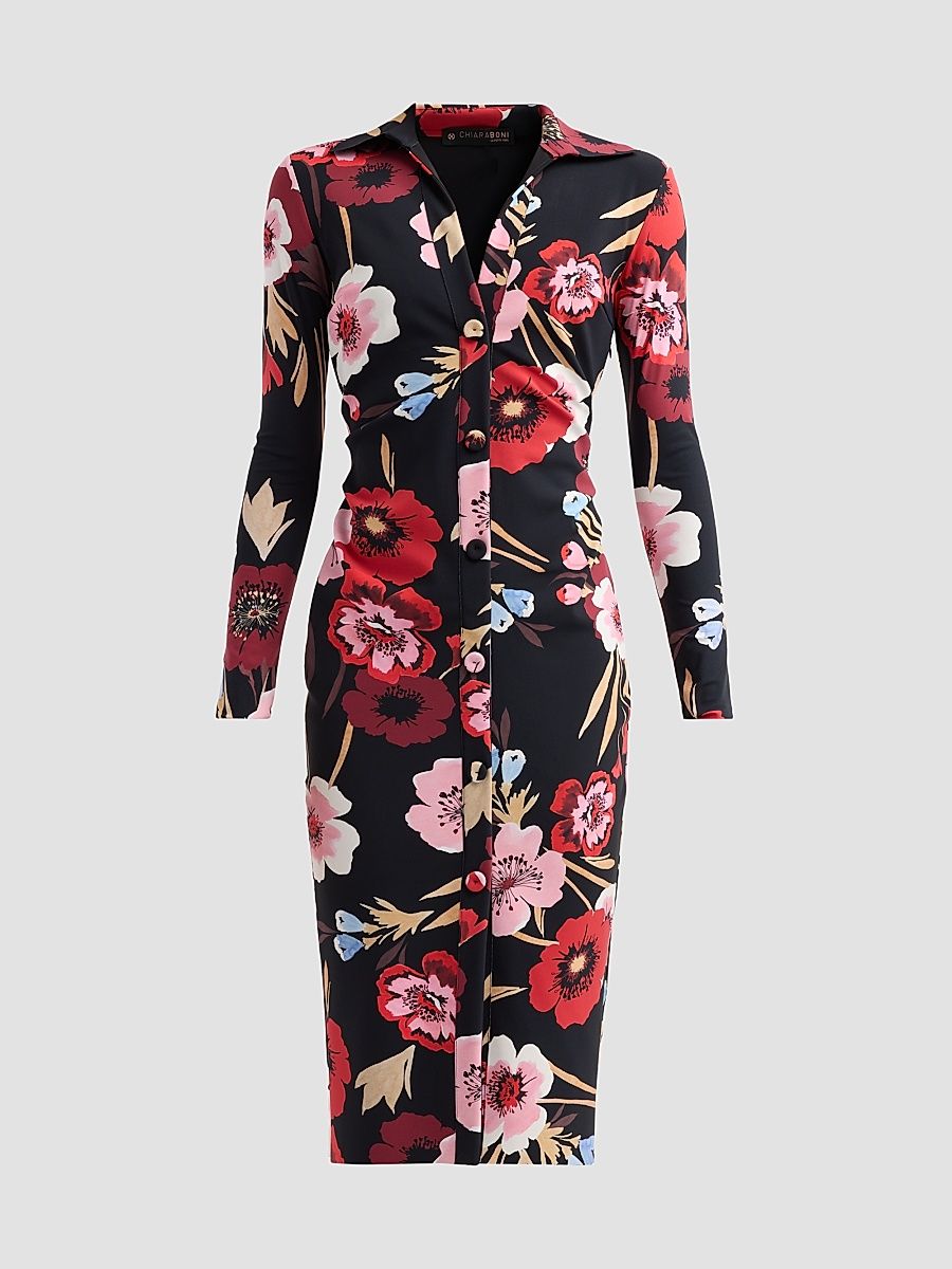 Women's Taima Jersey Knee-Length Shirtdress - Maesmall - Size 8