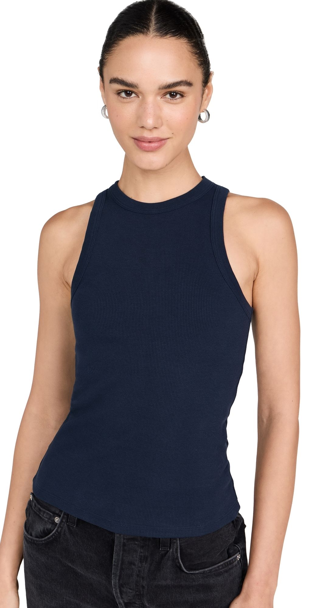 Sold Out NYC The Not So Basic Tank Navy XL