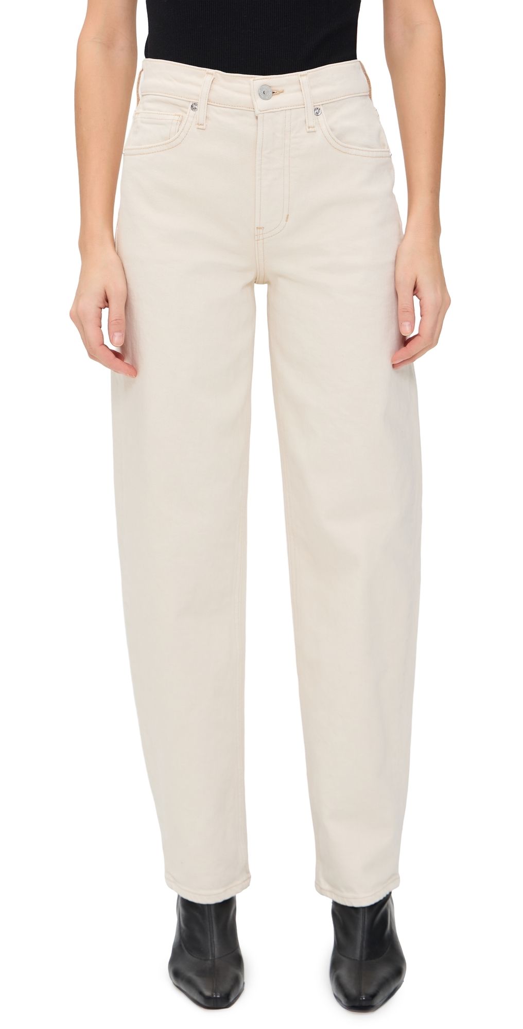 Veronica Beard Jean Harley Jeans Ecru 25