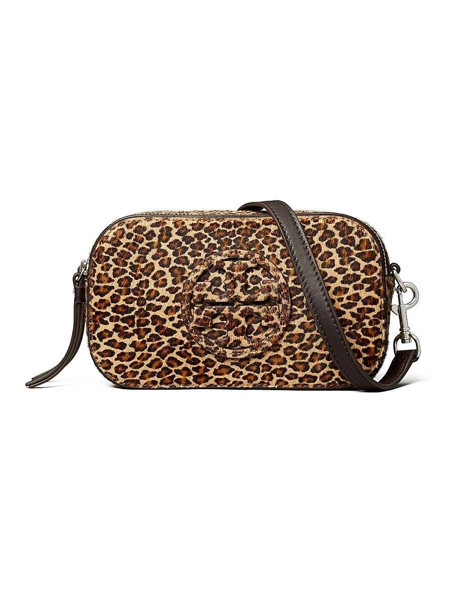 Women's Miller Leopard-Print Calf Hair Crossbody Bag
