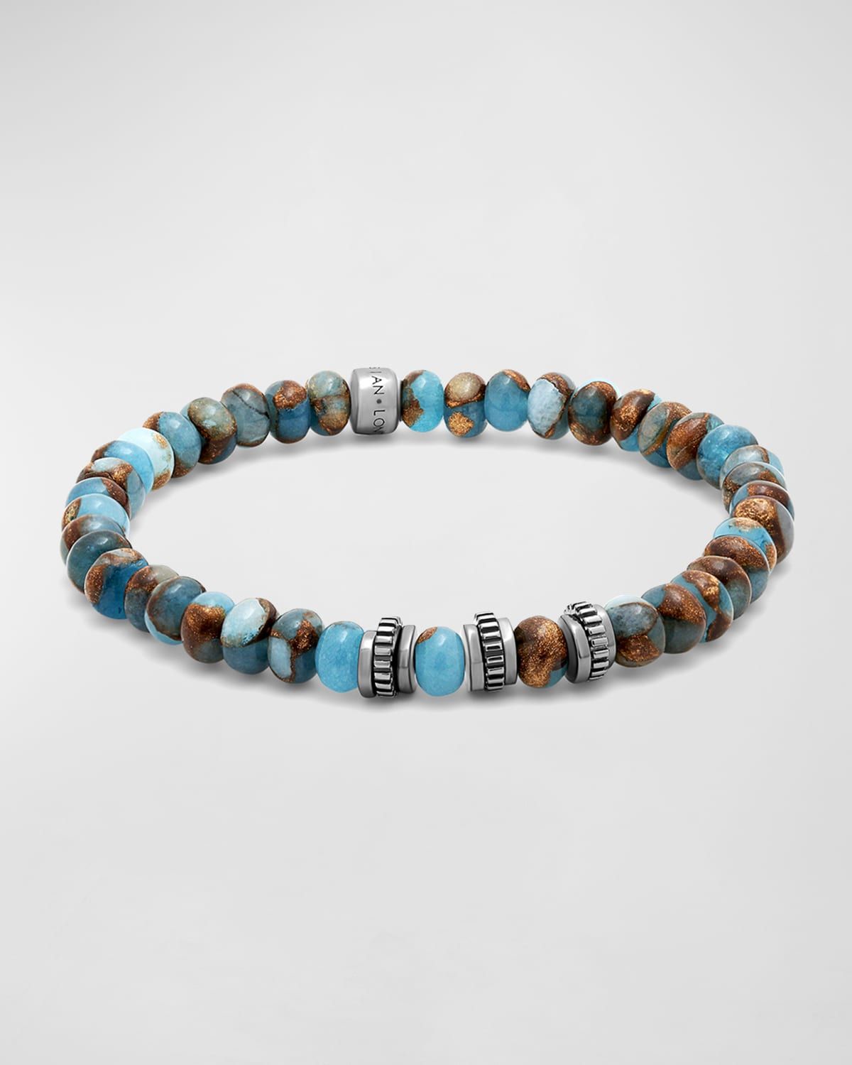 Men & apos;s Nepal Bead Stretch Bracelet