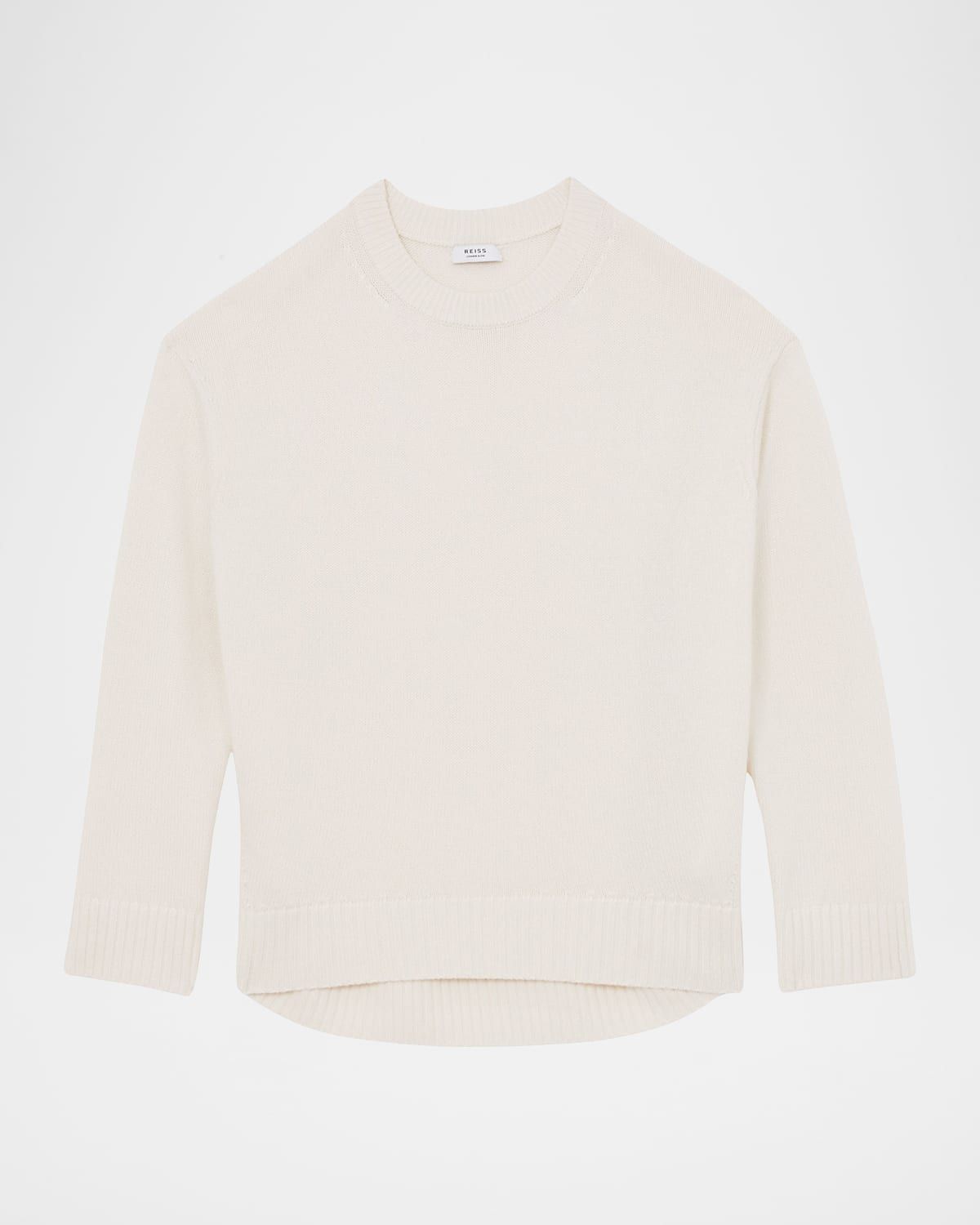 Ella Wool-Cashmere Crewneck Sweater