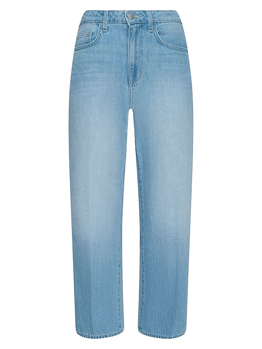 Women's Mallis High-Rise Barrel-Leg Crop Jeans - Brea - Size 30