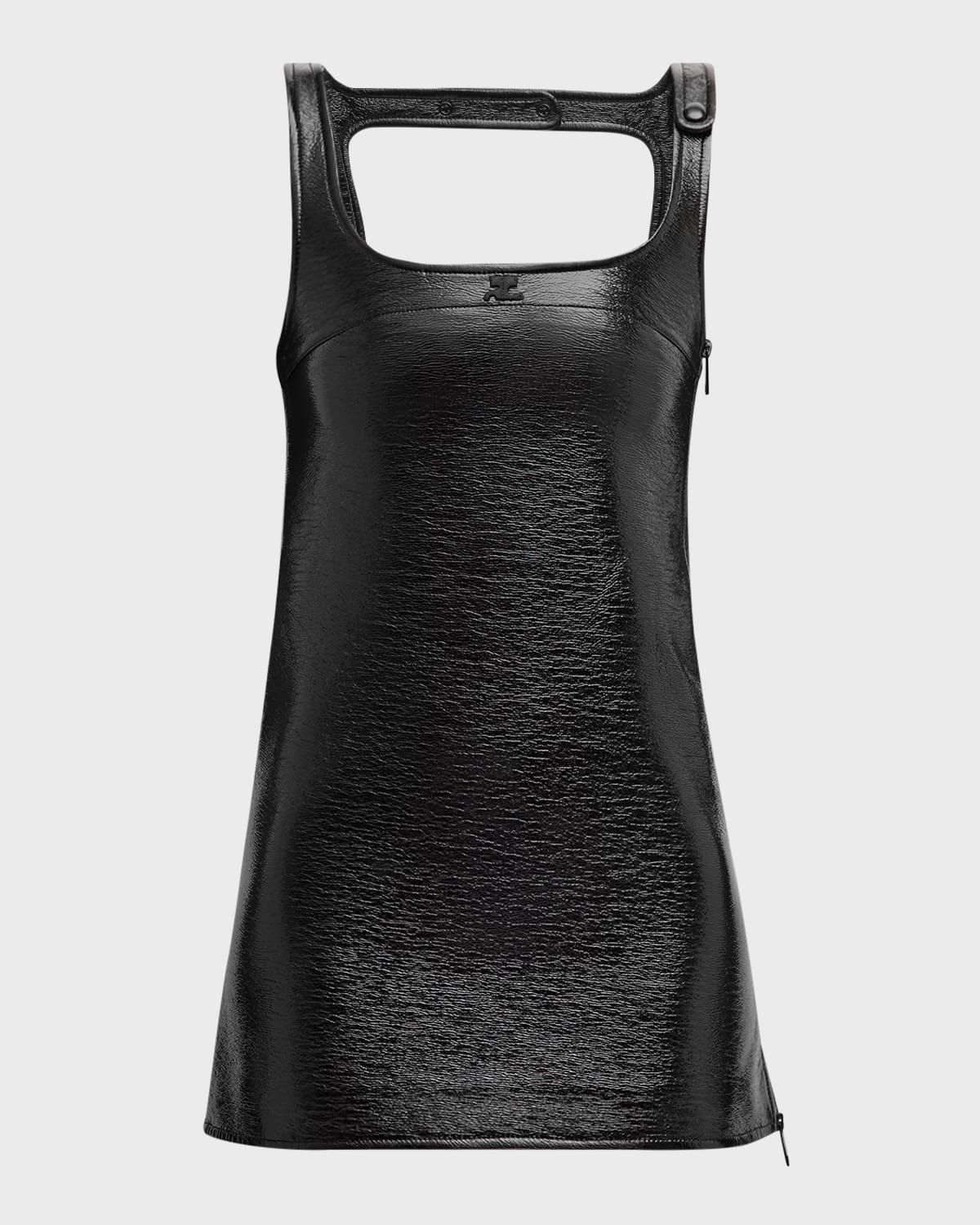 Re-Edition A-Line Vinyl Mini Dress