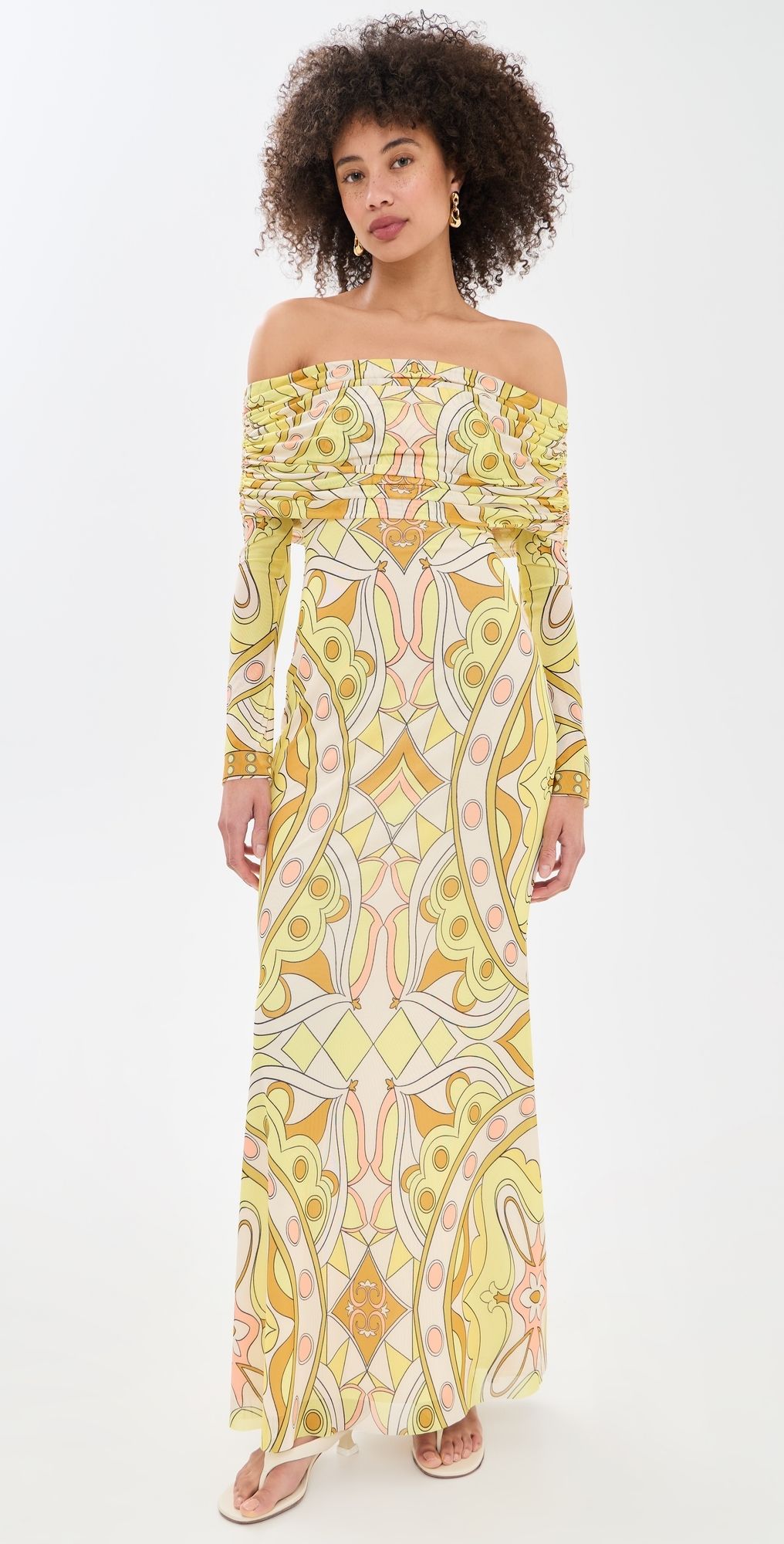AFRM Thelma Dress GEO SCARF L