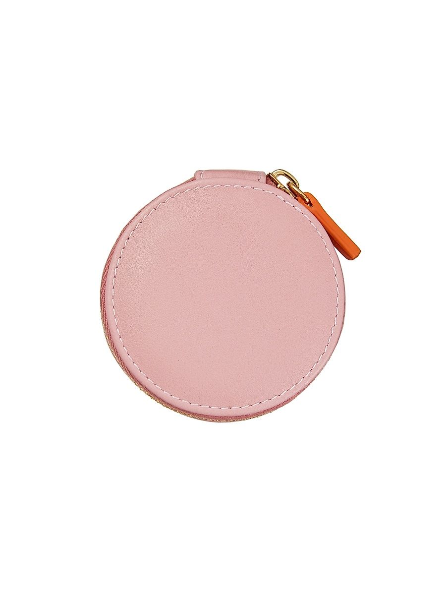 Pioneer Compass Leather Accessories Case - Dusky Pink