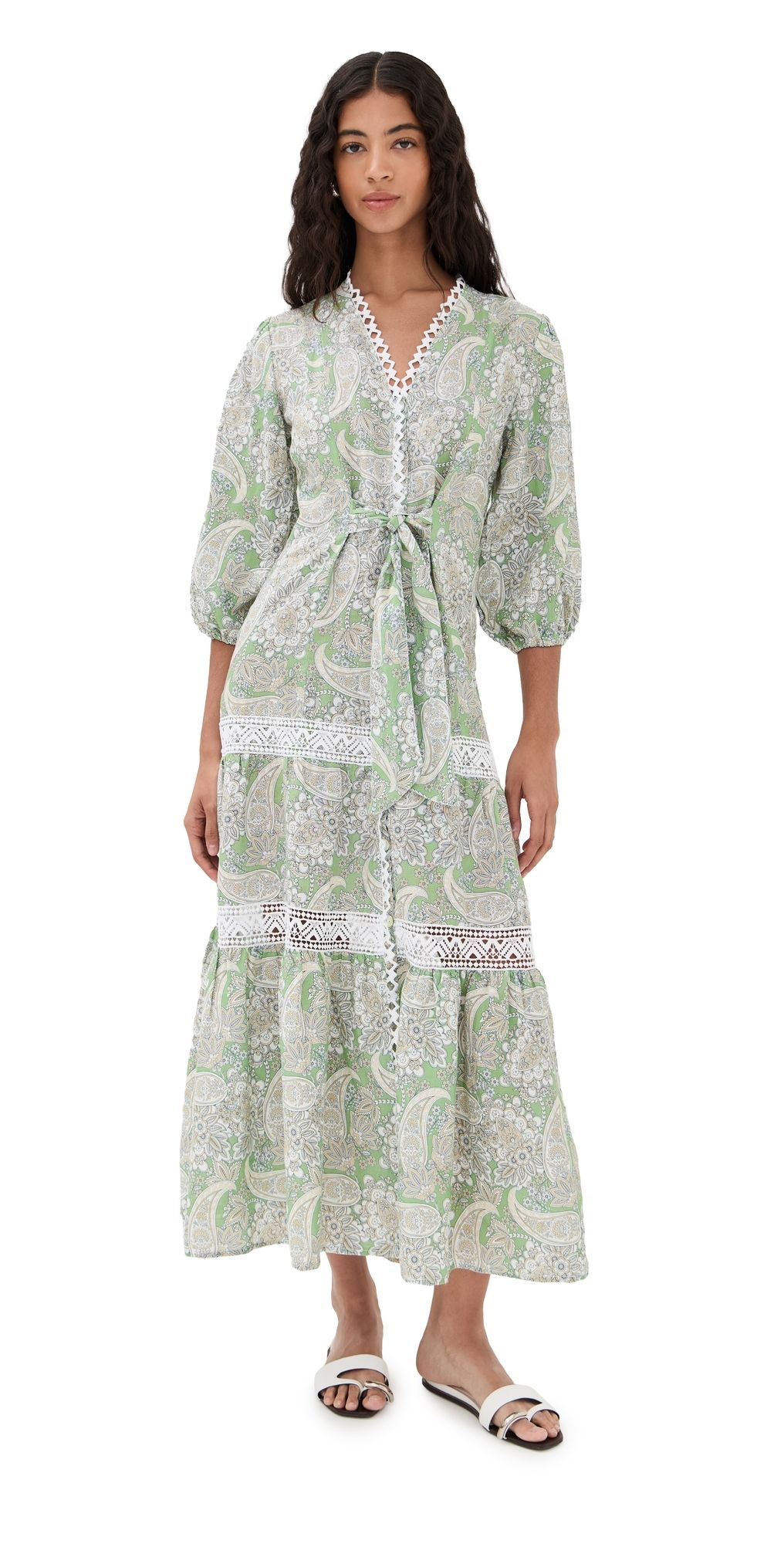 Temptation Positano Sacher Dress Cash Green M