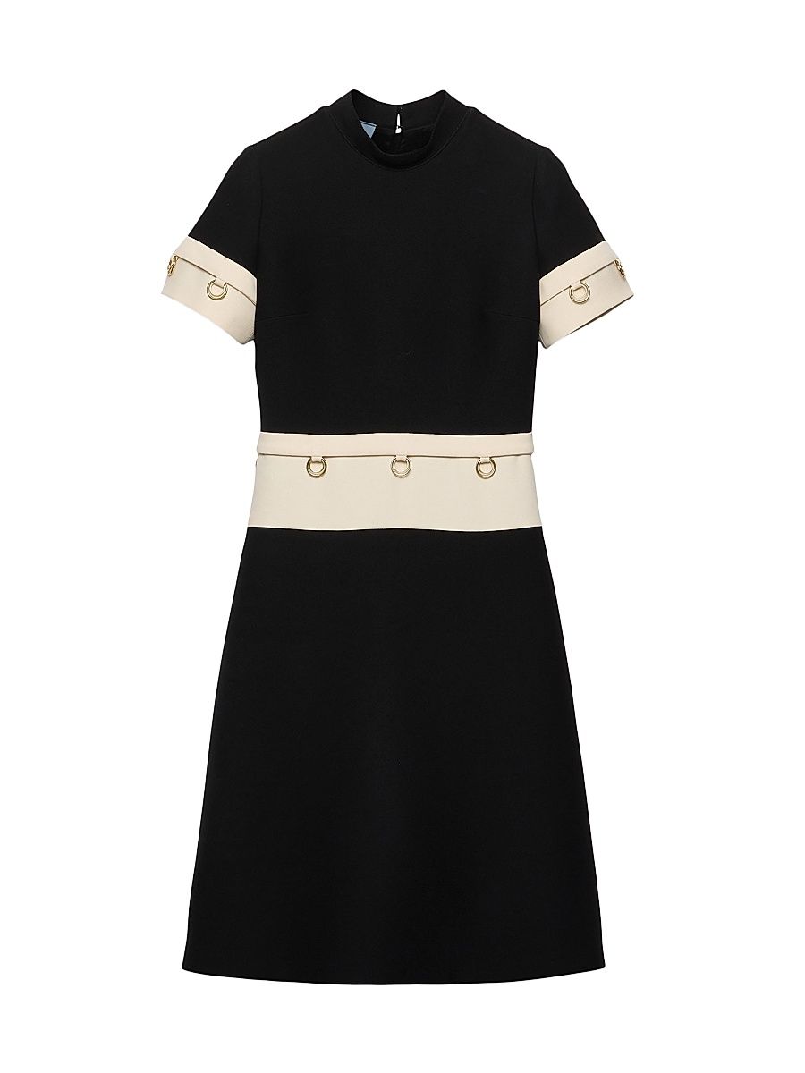 Women's Tricotine Dress - Black - Size 2