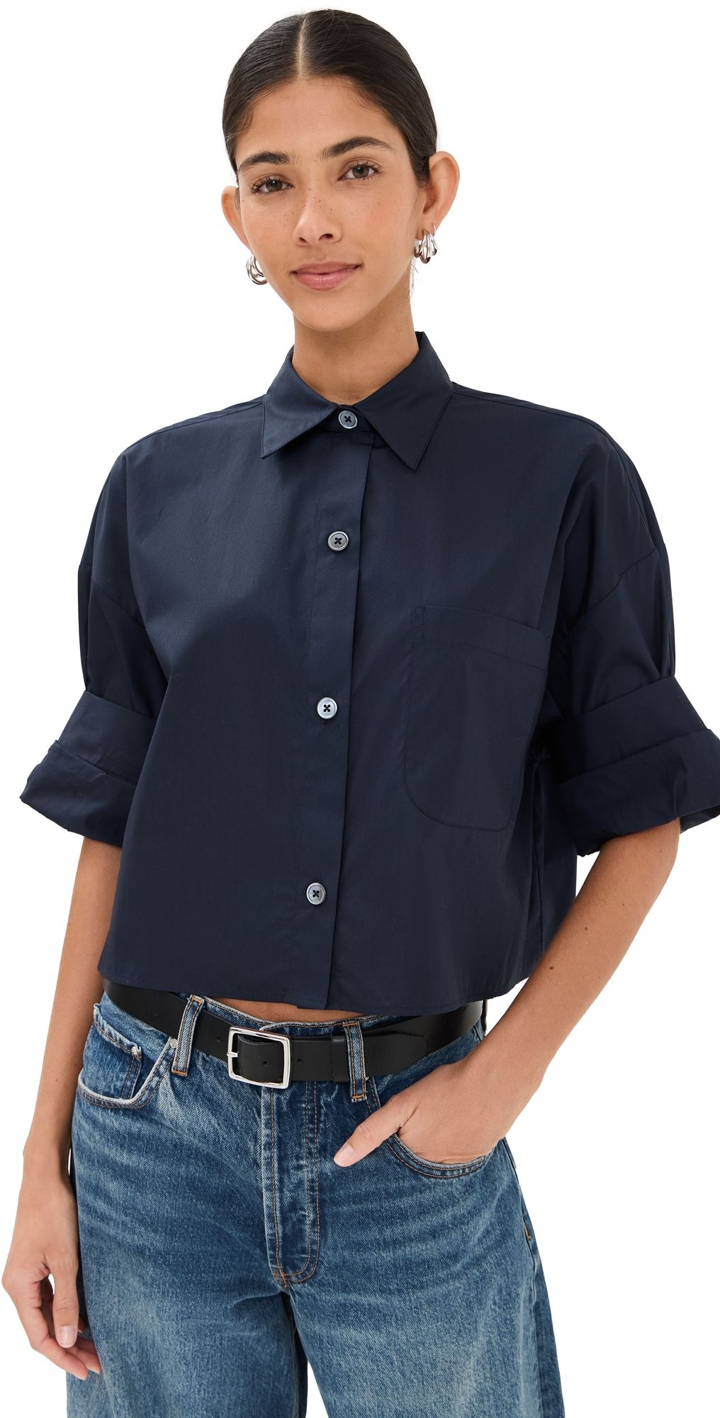 TWP Next Ex Button Down Midnight P