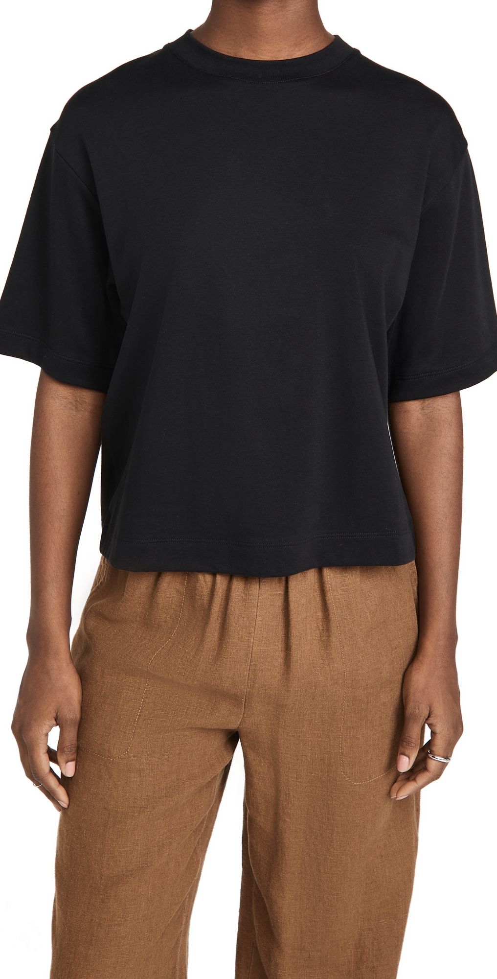 Vince Wide Sleeve Crop Tee Optic White XXXL