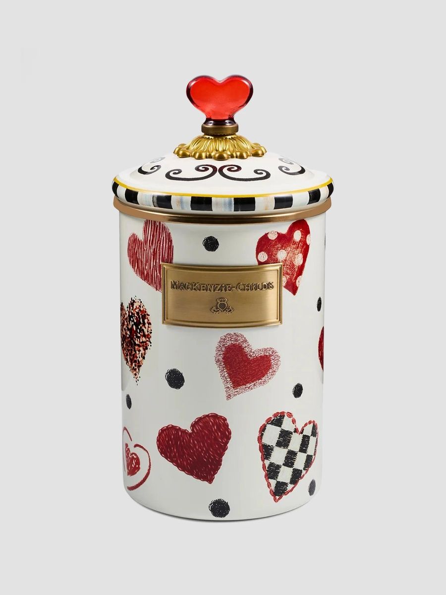 MacKenzie-Childs Love Large Canister
