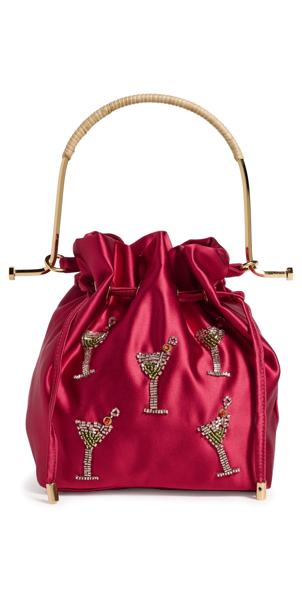 WAI WAI Rio Bel Cetim Martini Bag Drinks One Size