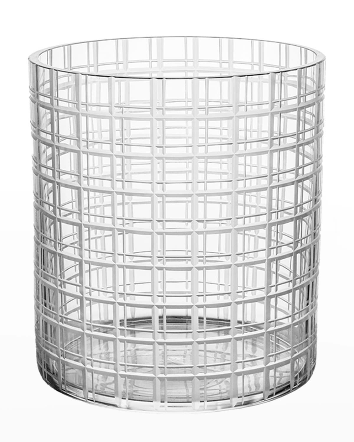 Cut in Number Checker Medium Vase