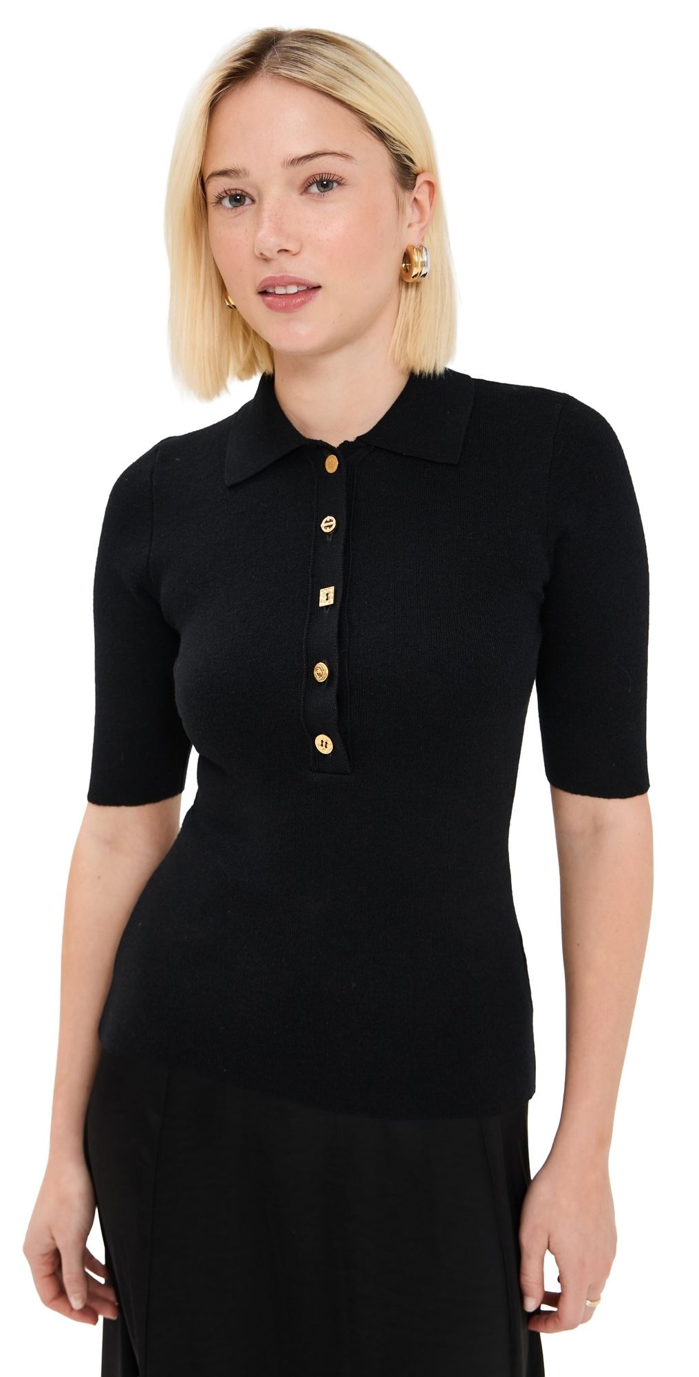 FRANÇOISE Pia Polo Black 34