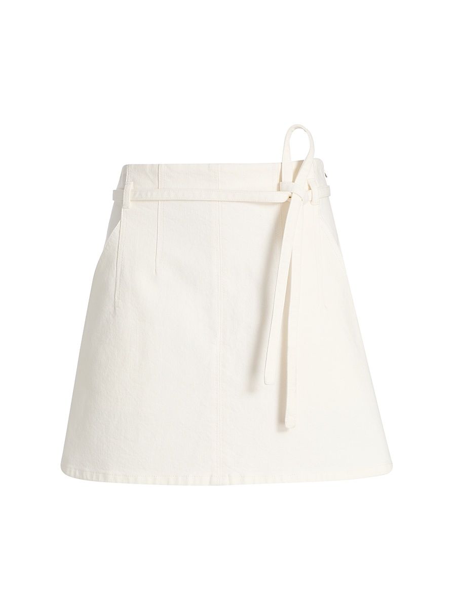 Women's Annika Denim Miniskirt - Chalk - Size 14