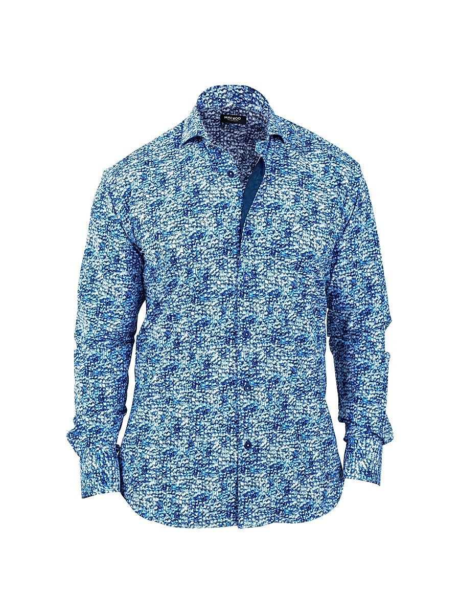 Men's Einstein Stretch Shirt - Blue - Size XXXL