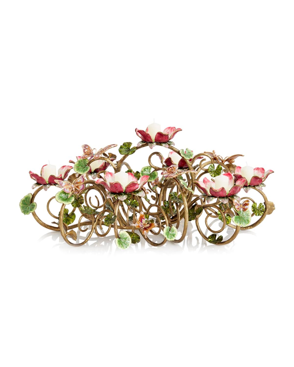 Floral & Butterfly Candelabra