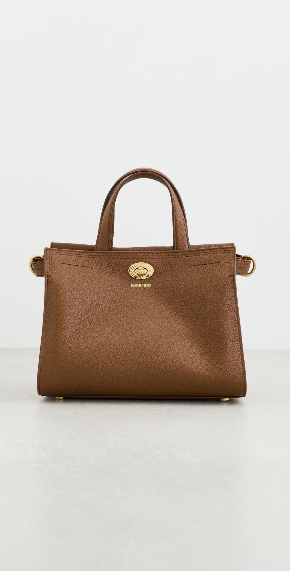 Burberry Mini Cotswolds Check Satchel Hazel One Size