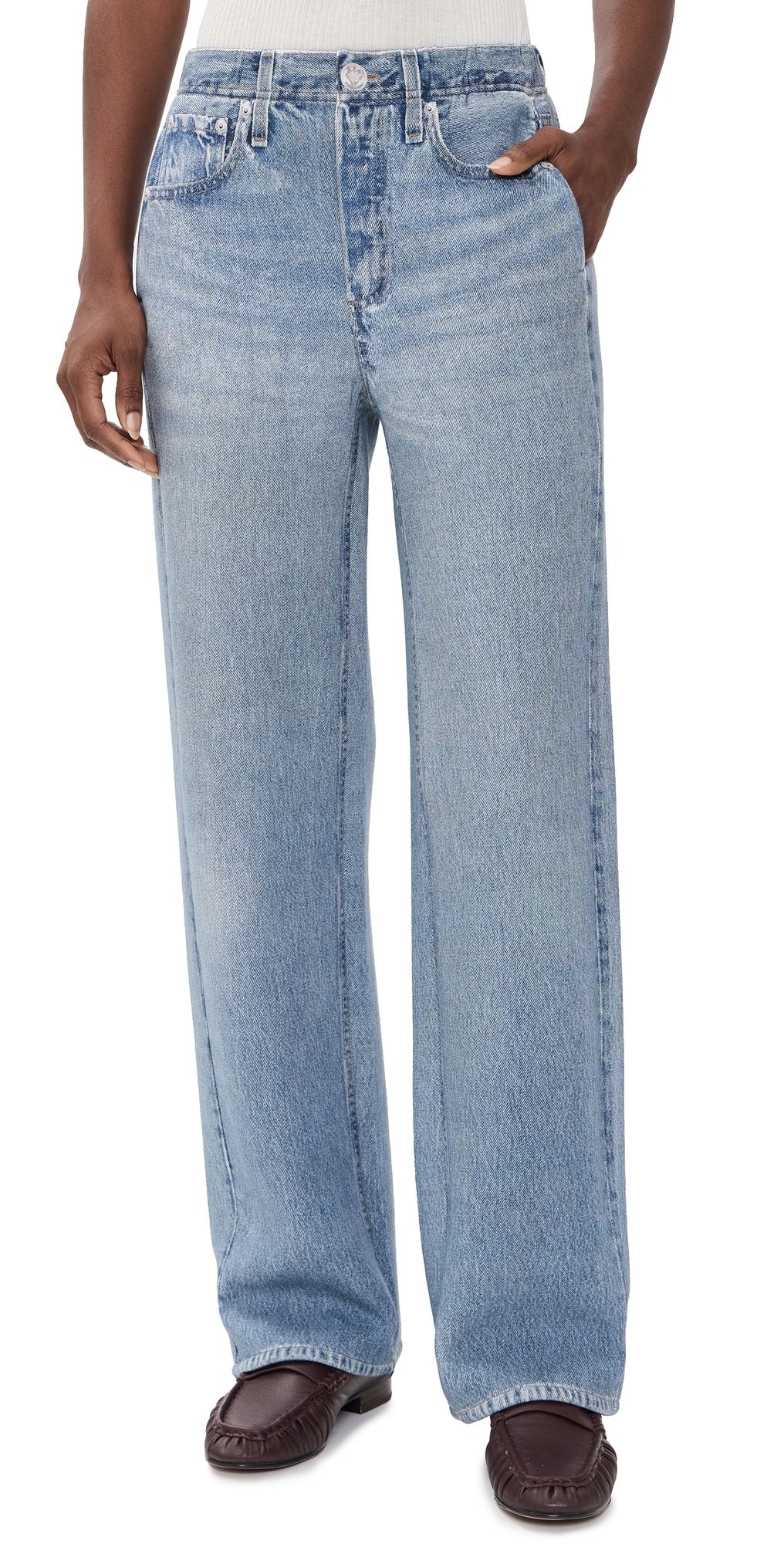 rag & bone Miramar Spacer Wide Leg Pull On Pants Astor L