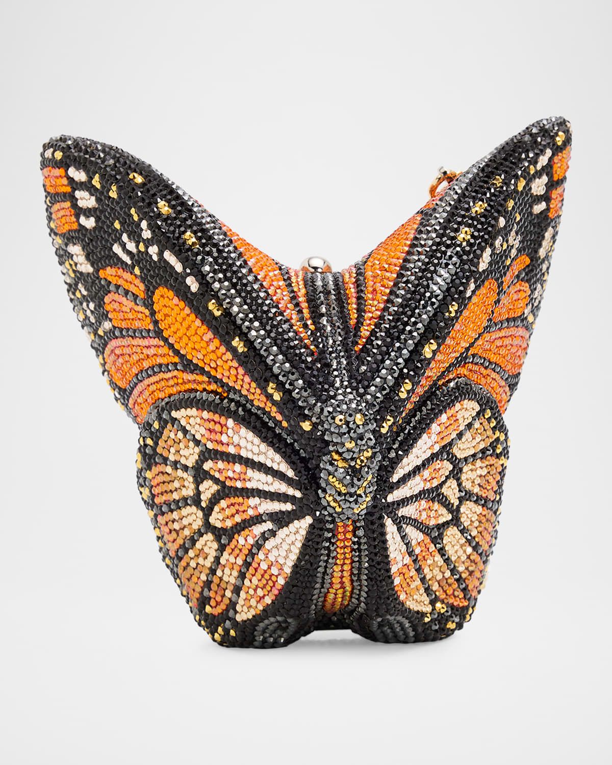 Crystal Butterfly Clutch Bag