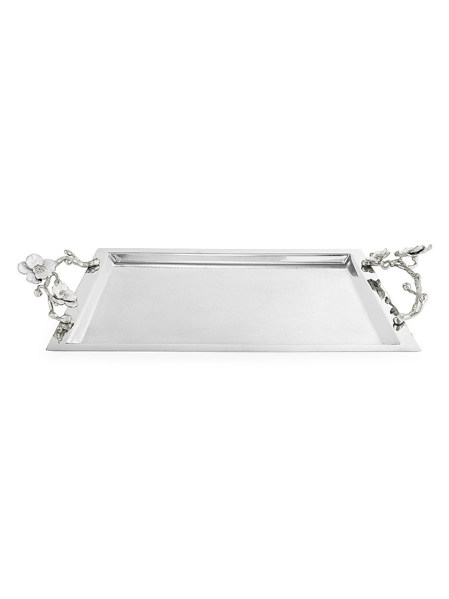 Silver Orchid Large Tray