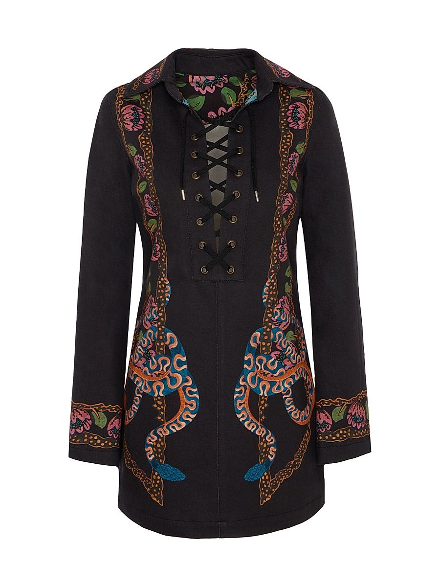 Women's Chiara Dress - Eve Place Black - Size Large