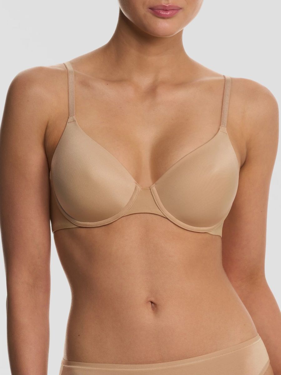 Natori Women's Everfit Seamless Convertible T-Shirt Bra - Cafe - Size 30DDD