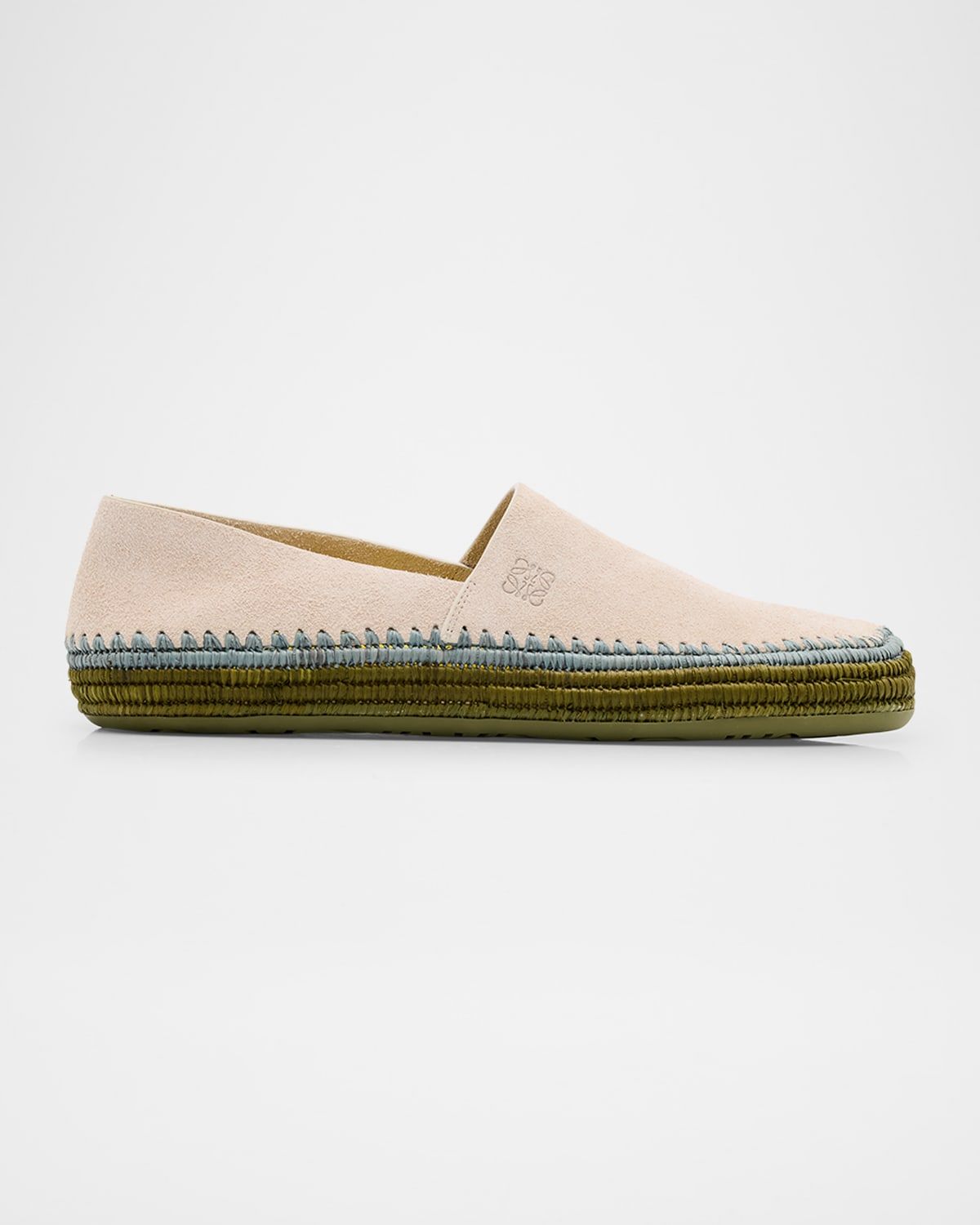 Men & apos;s Rio Suede and Raffia Espadrilles