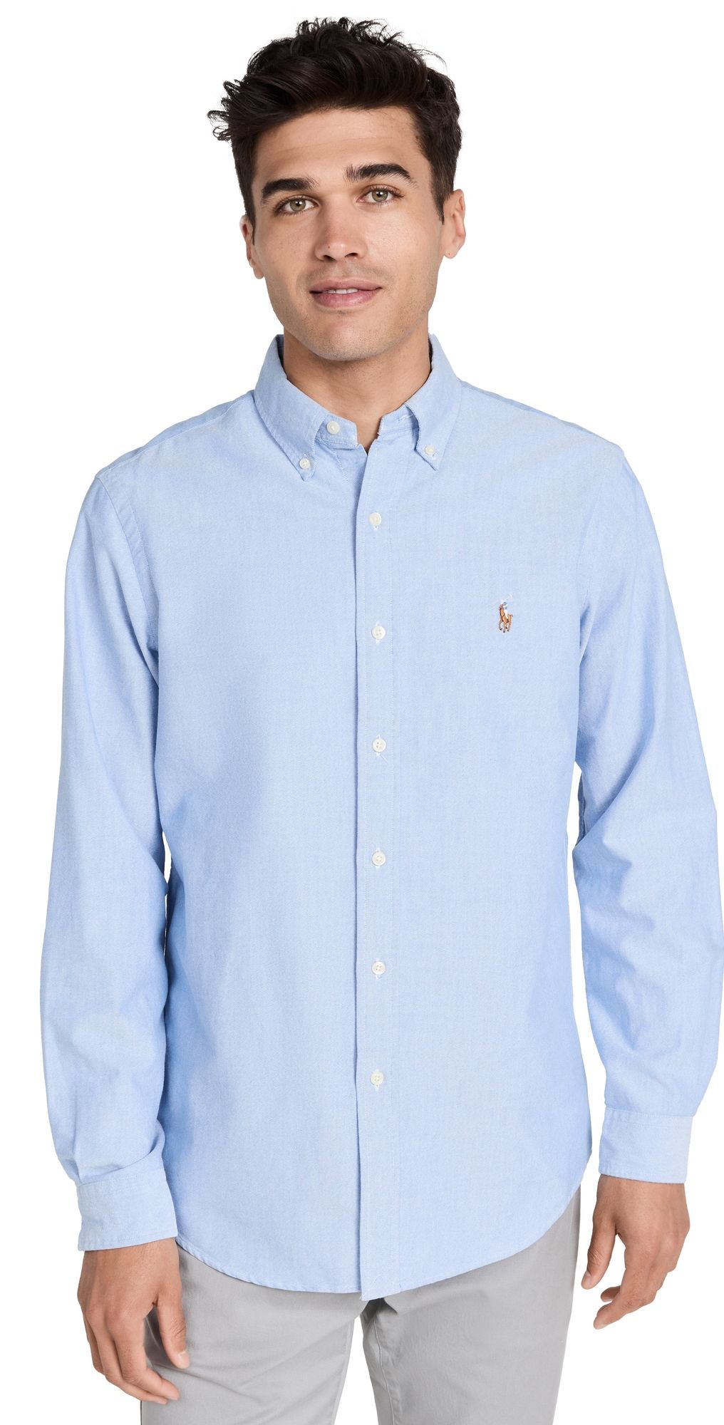 Polo Ralph Lauren Classic Fit Iconic Oxford Shirt Blue L