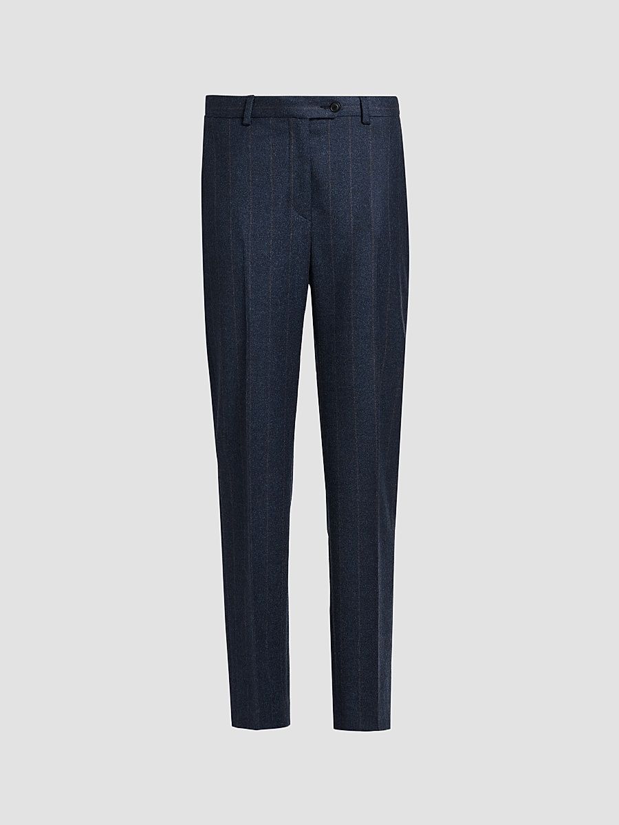 Women's Jogger Stretch Wool Trousers - Blue - Size 12