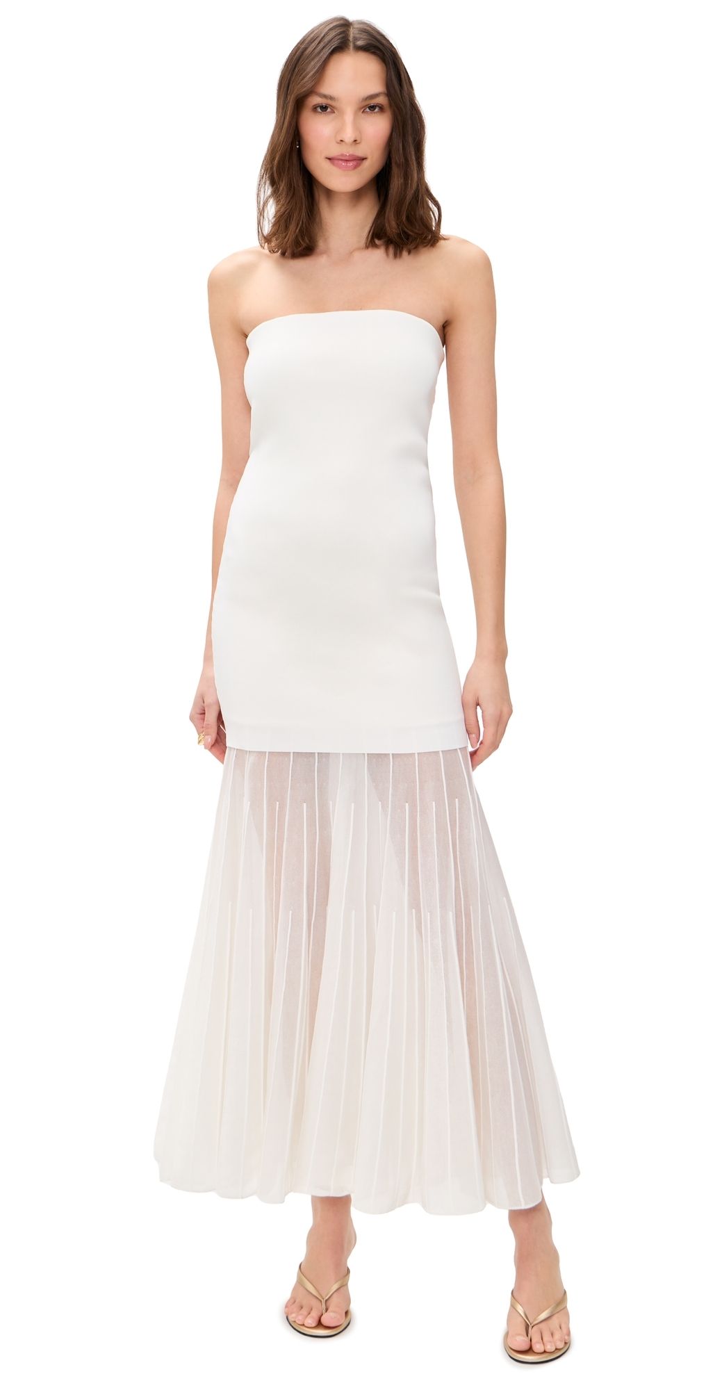 Line & Dot Perissa Knit Dress Ivory XS