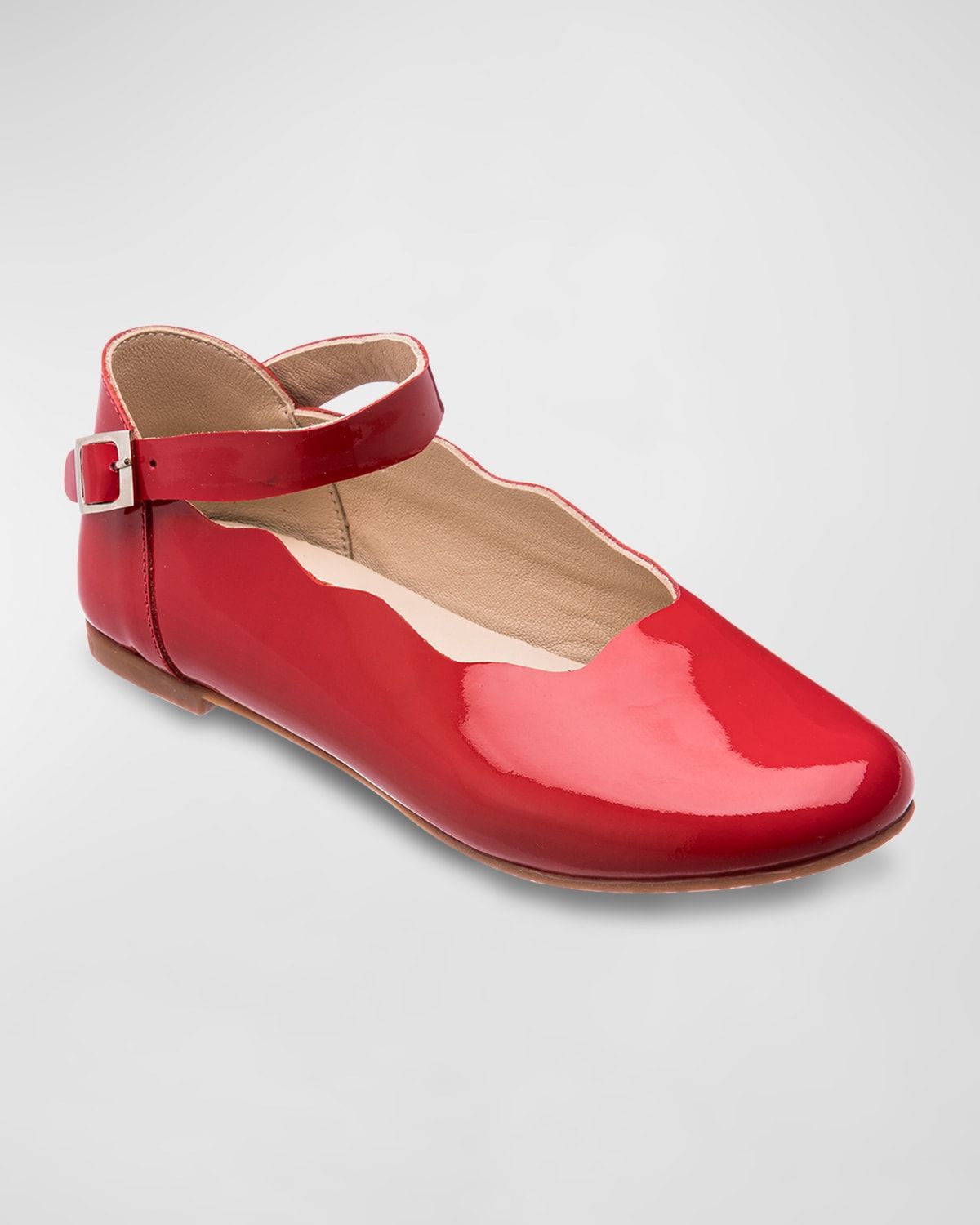 Girl & apos;s Ondina Patent Leather Ballerina Flats, Toddler/Kids