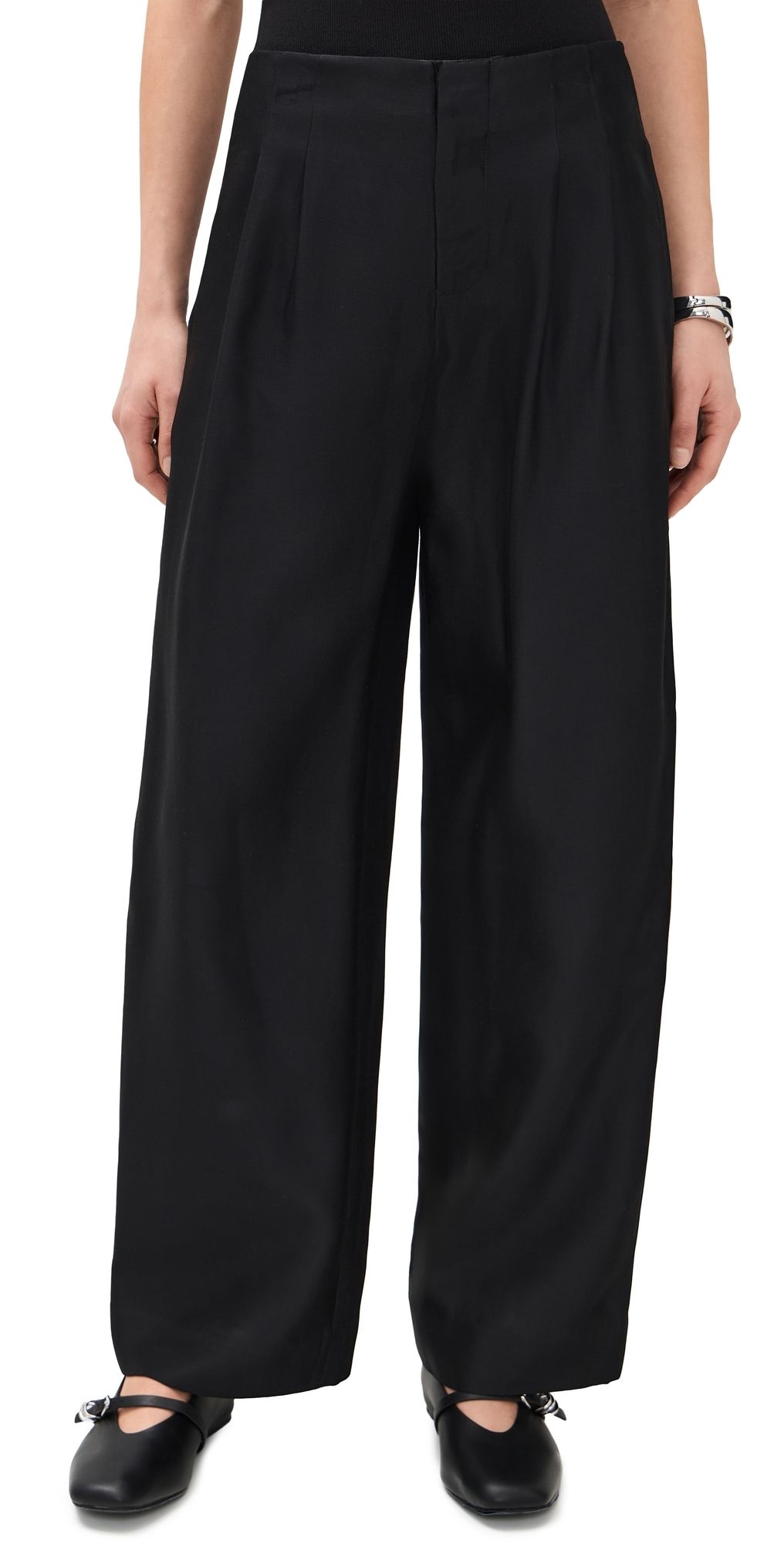STAUD Pierre Pants Black 14