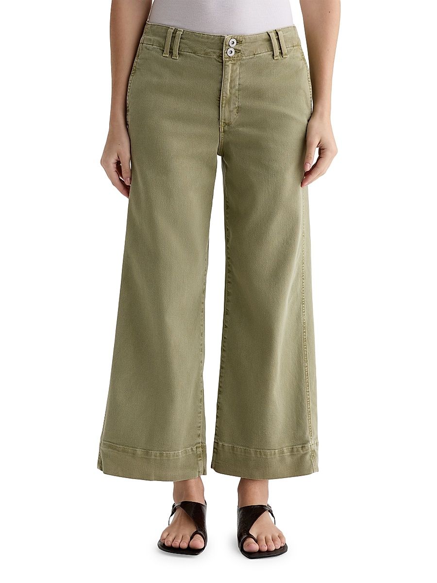 Women's Natasha Mid-Rise Crop Jeans - Sulfur Basil - Size 31