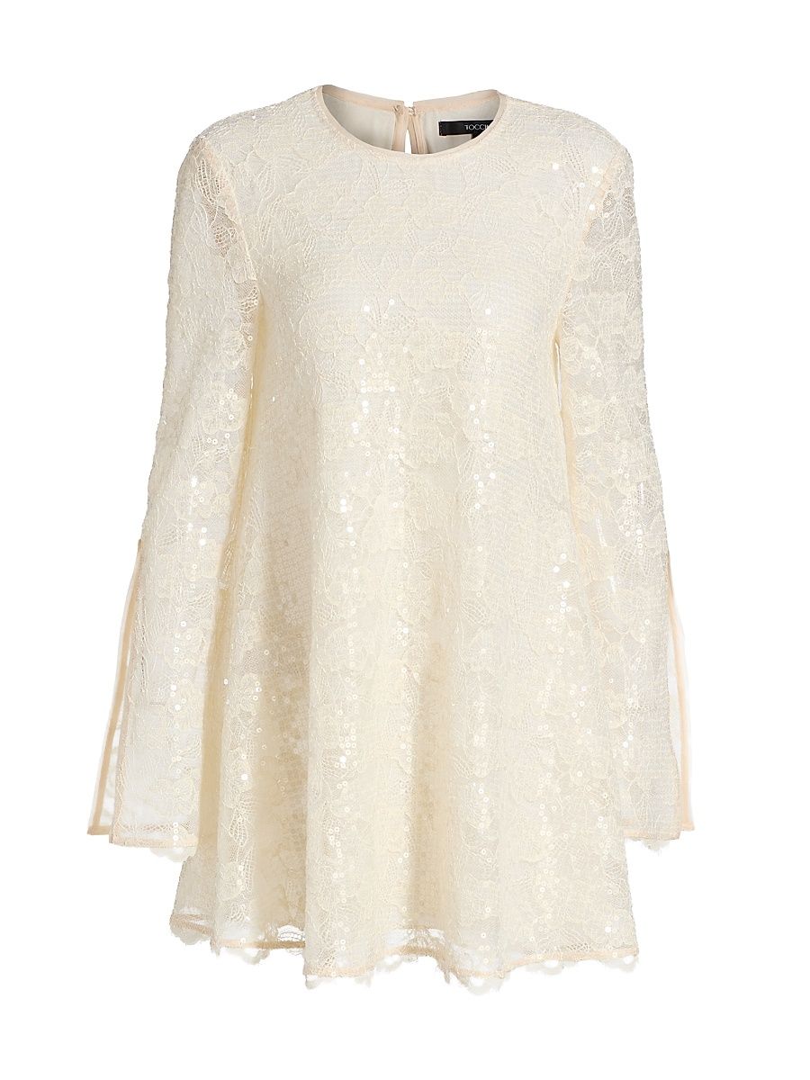 Women's Gramercy Lace A-Line Minidress - Ivory - Size 14