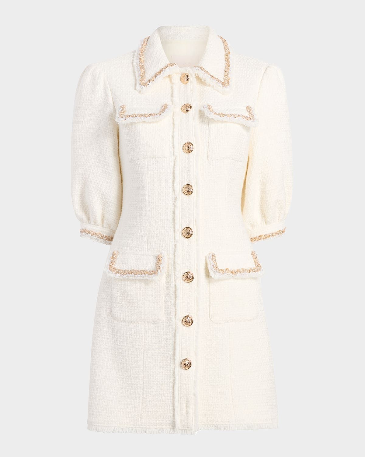 Nyx Encrusted Braid Mini Dress