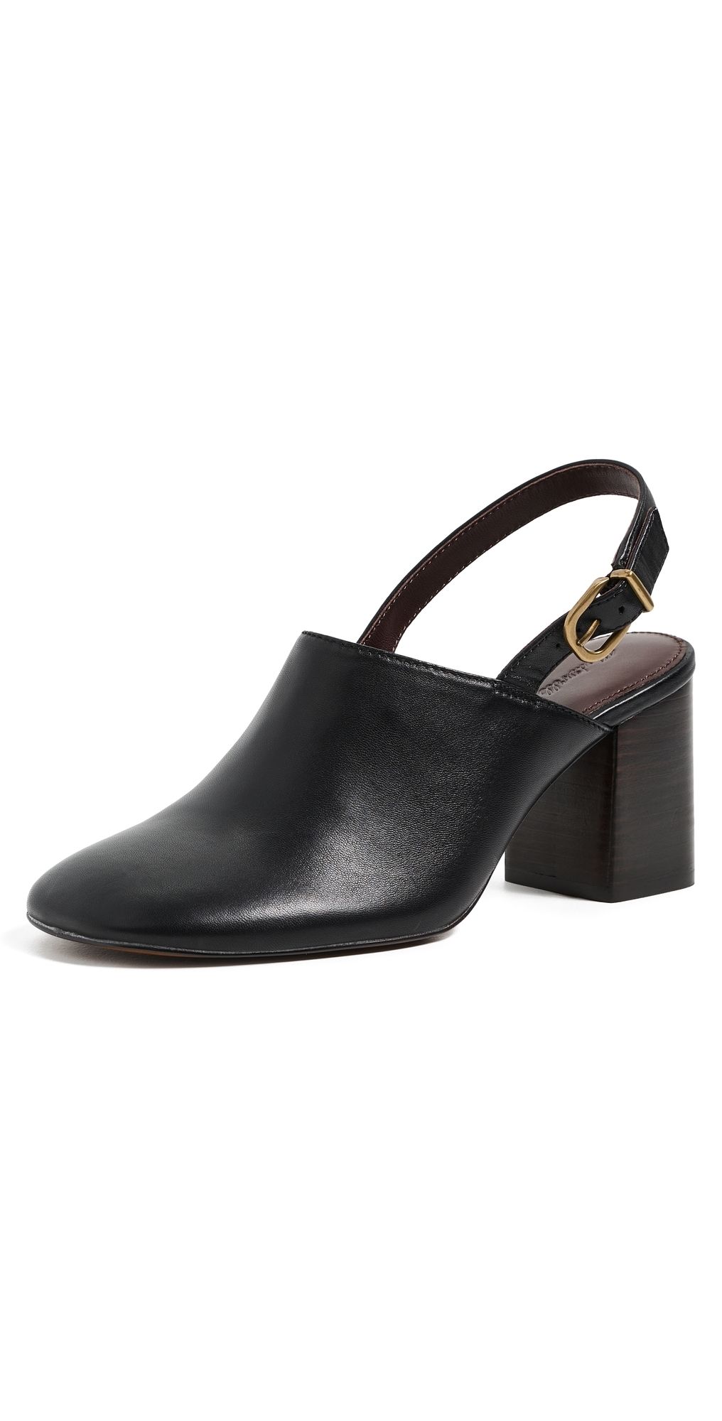 Madewell Orasay Slingback Pumps True Black 5