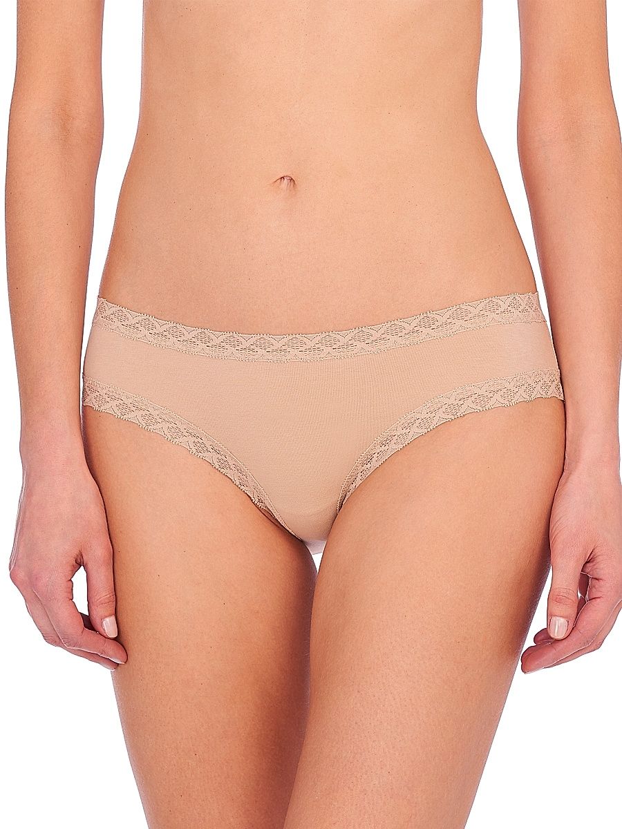 Women's Bliss Cotton Girl Briefs - Cafe - Size XS